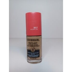 Covergirl‎ Outlast Extreme Wear Foundation SPF 18 857 Golden Tan 1oz / 30ml